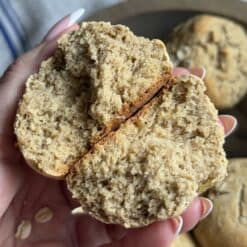 banana oat bread rolls