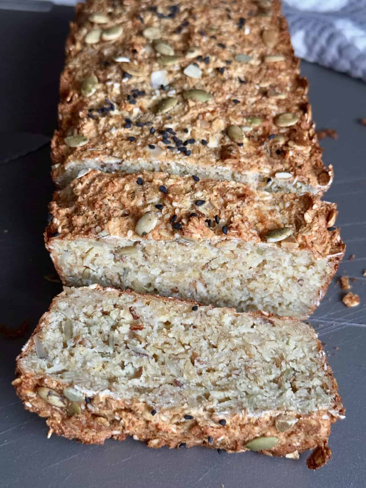 greek yogurt seed bread