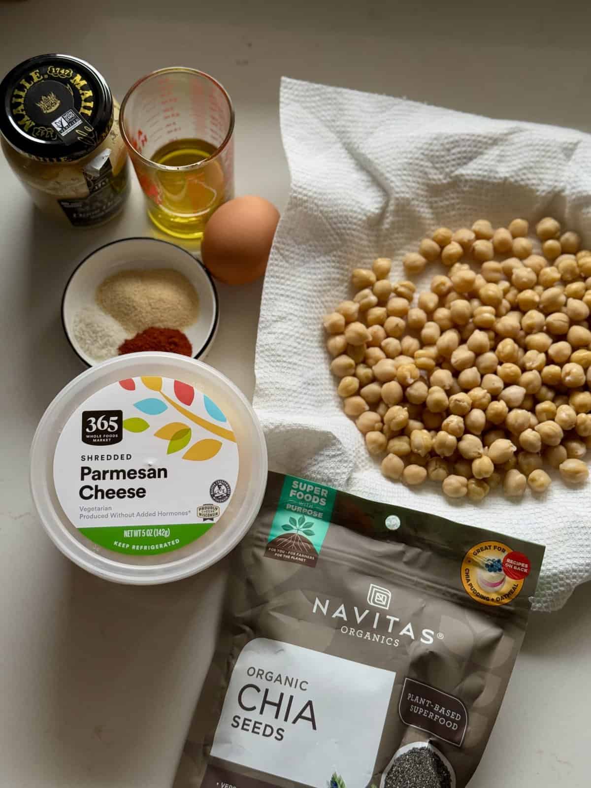 crispy chickpea crackers