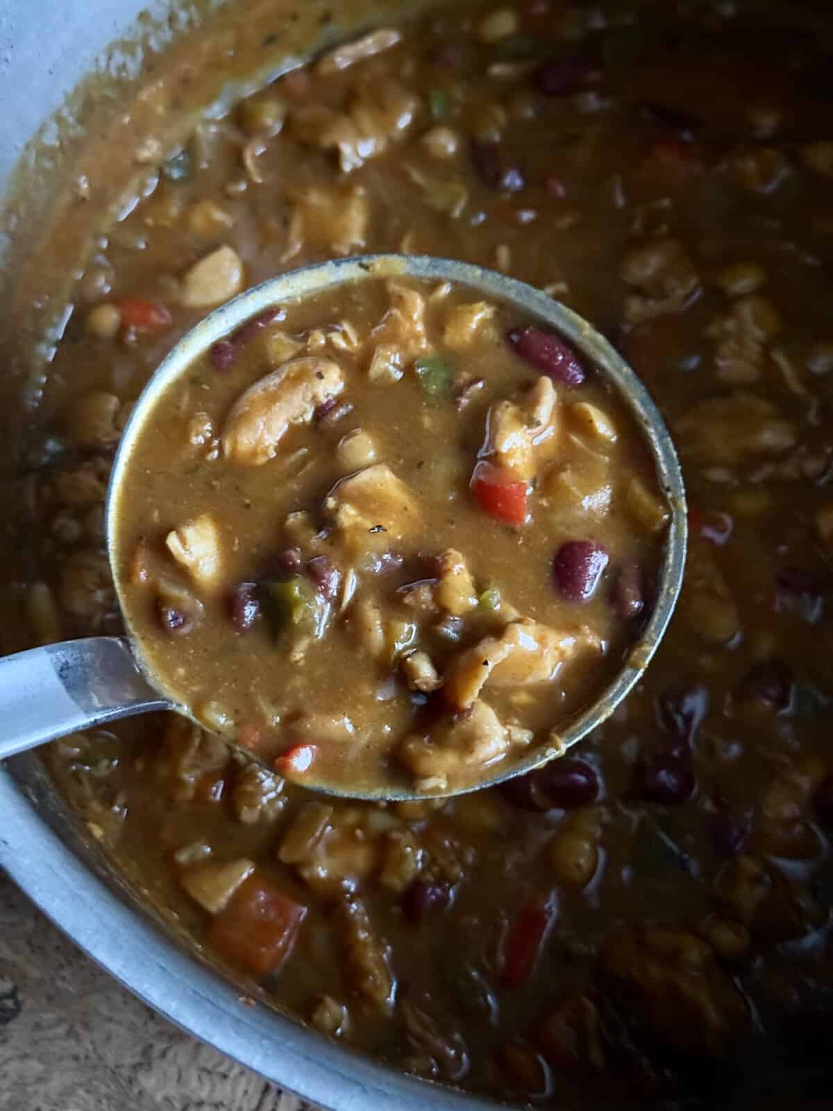 spicy chicken chili stew