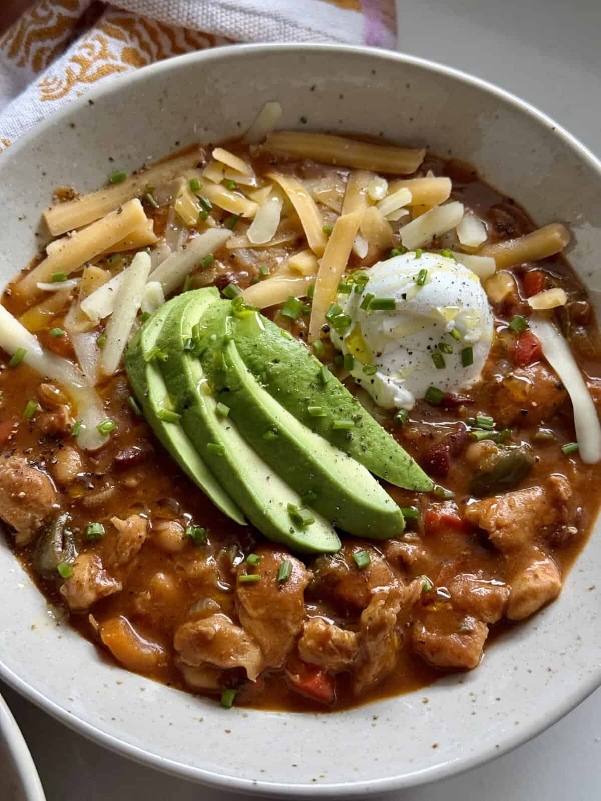 spicy chicken chili stew