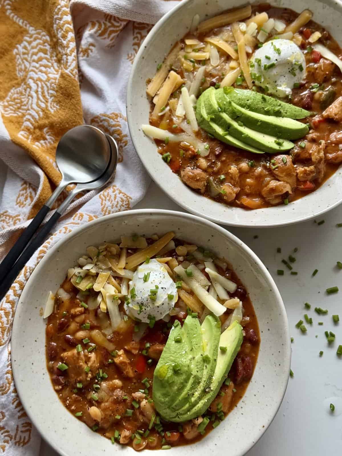 spicy chicken chili stew