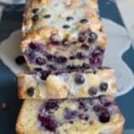 almond flour lemon blueberry loaf