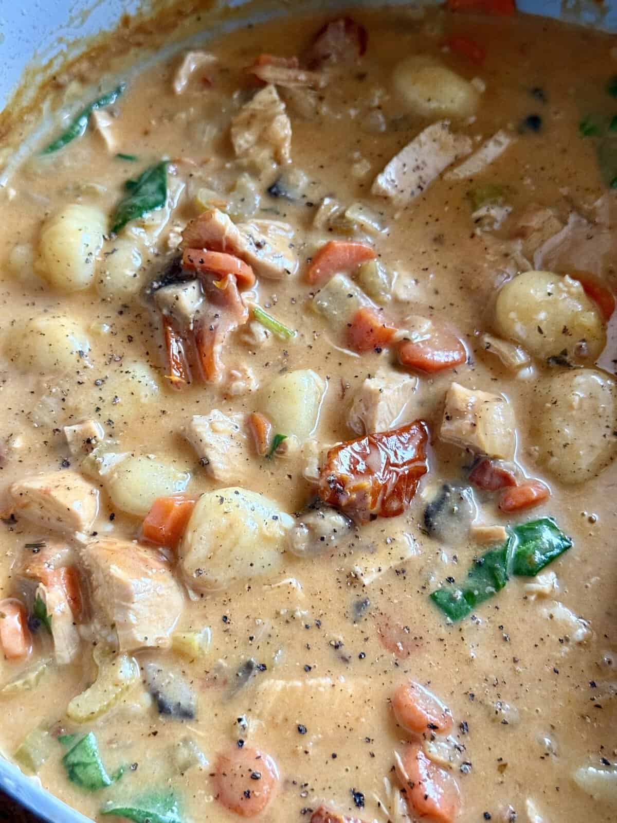 creamy chicken gnocchi soup