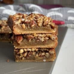 healthy pecan pie bars