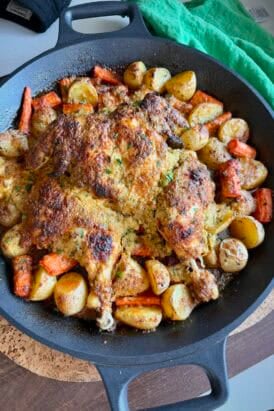 greek style spatchcock chicken