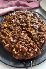 healthy date and walnut cake