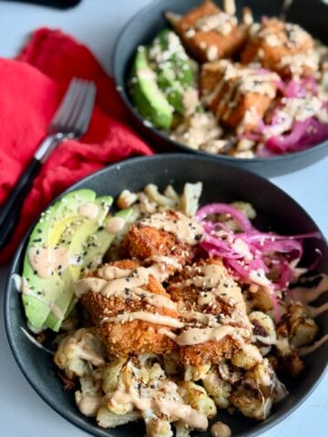 crunchy panko salmon bites (air fryer)