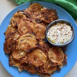 2 ingredient onion ring chips (low carb)