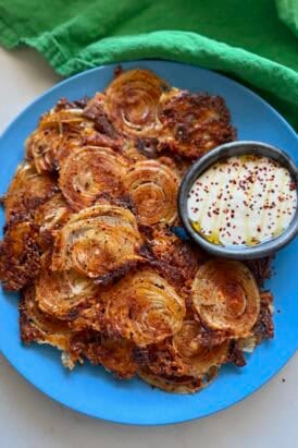 2 ingredient onion ring chips (low carb)