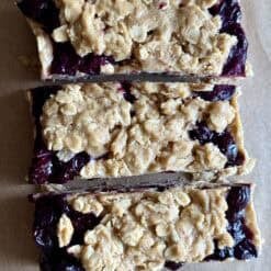 no bake blueberry oat bars (5 ingredients)