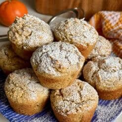 healthier orange almond flour muffins