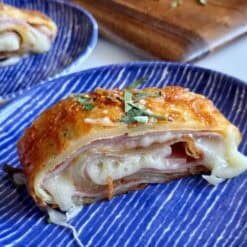 easy ham cheese scalloped potato roll (gluten free)