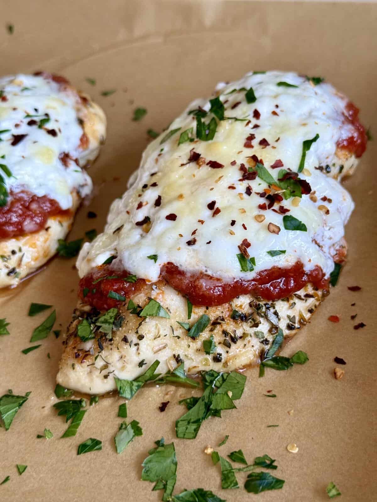 high protein chicken parmesan