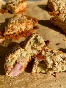cheddar bacon scones gluten free