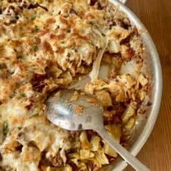 Cheesy Beef and Cabbage Skillet