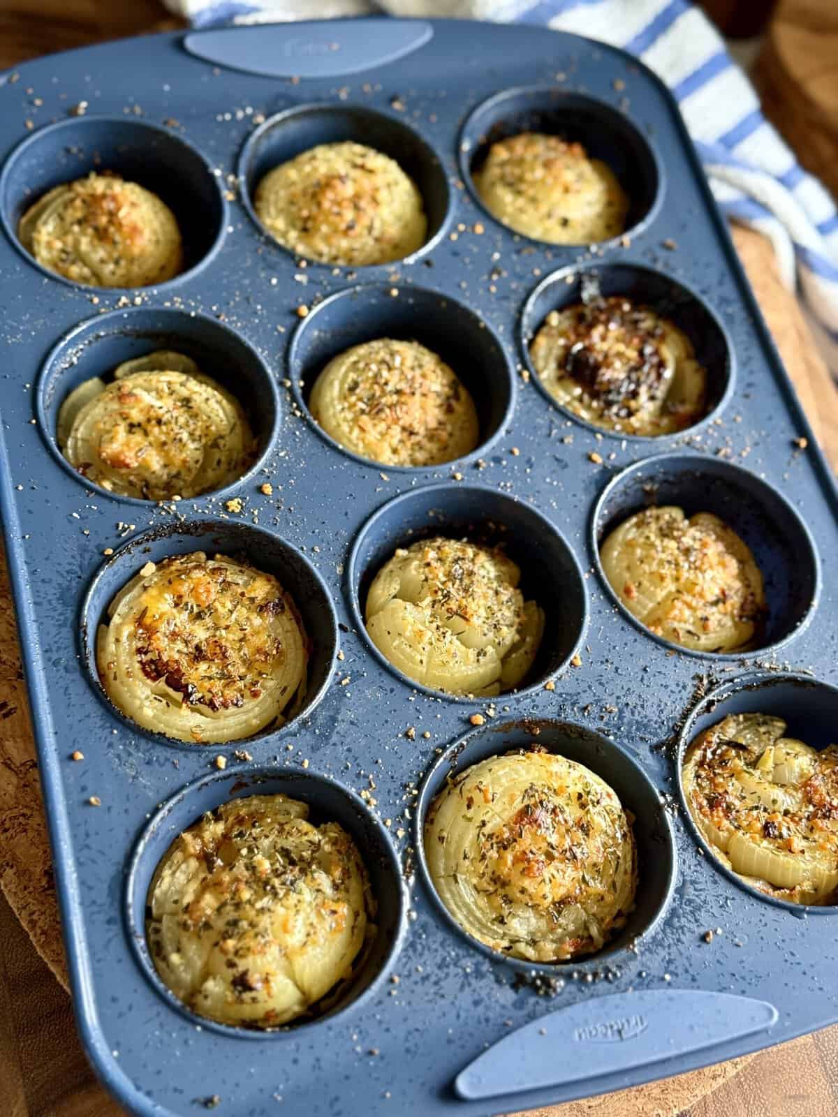 easy roasted onion cups