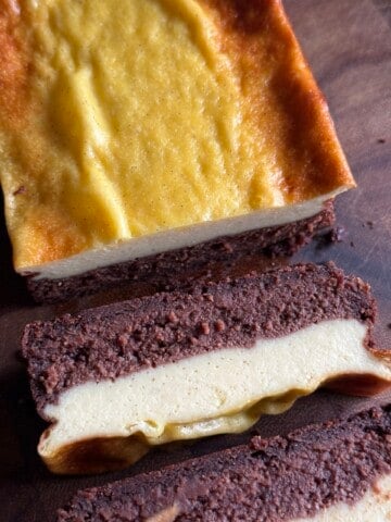 healthier brownie bottom cheesecake