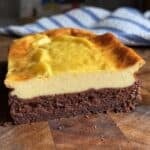 healthier brownie bottom cheesecake