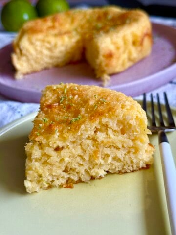 4 ingredient coconut lime cake