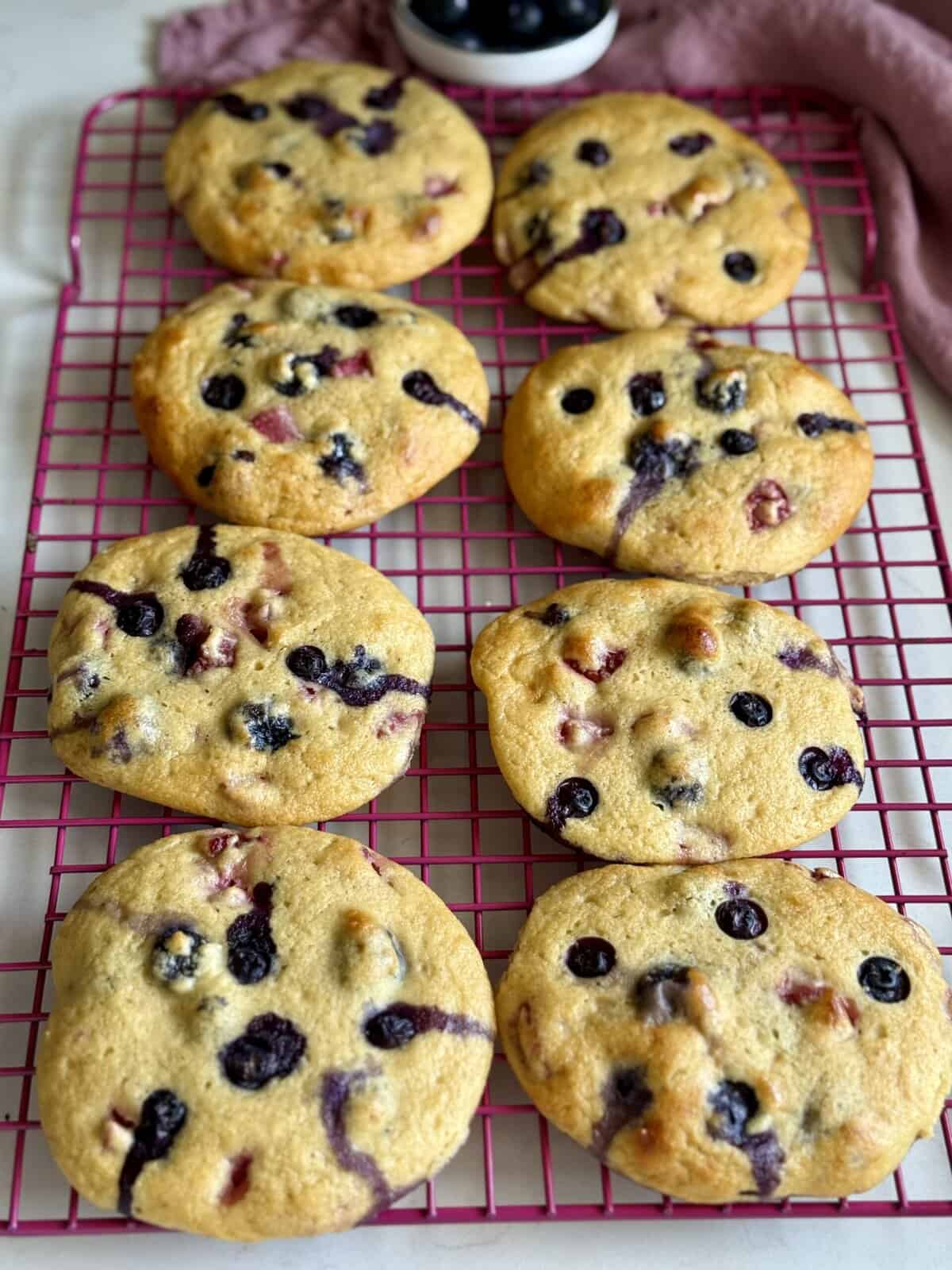 easy healthy blueberry breakfast biscuits
