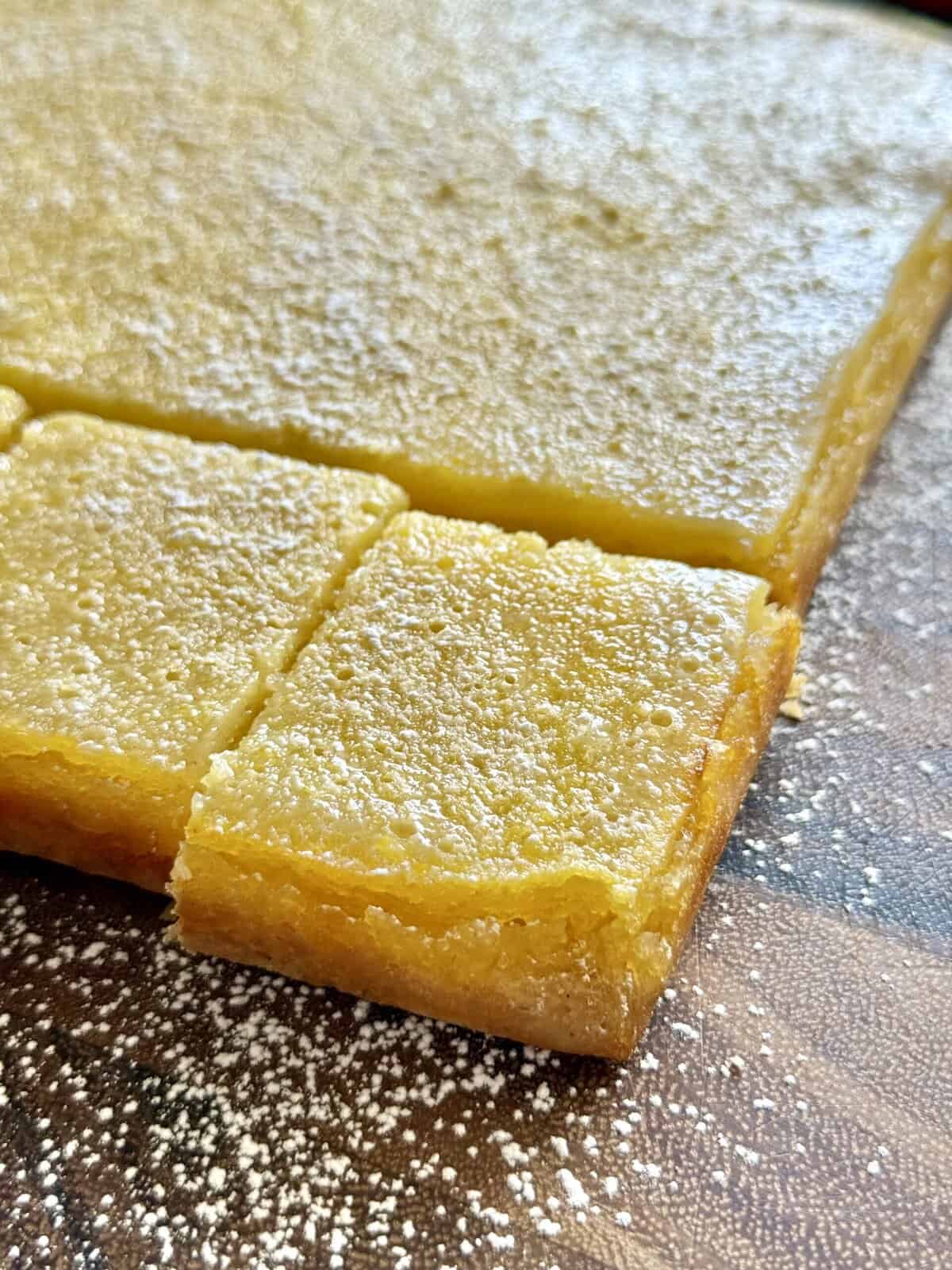 healthy lemon bars