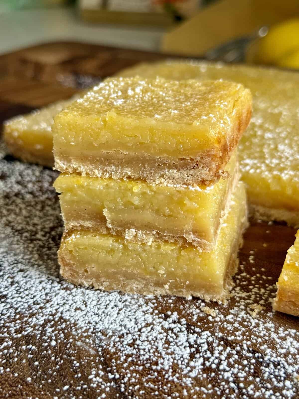 healthy lemon bars