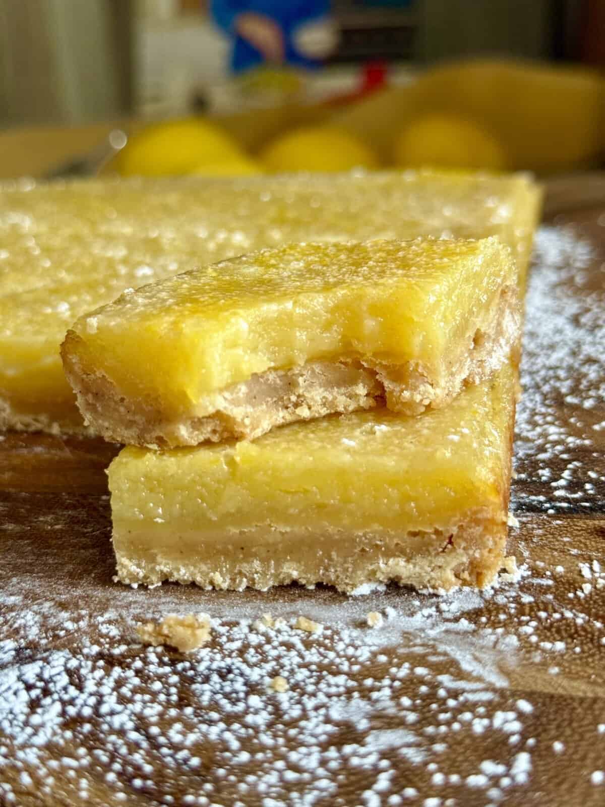 healthy lemon bars