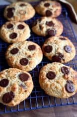 chocolate chip coconut breakfast biscuits