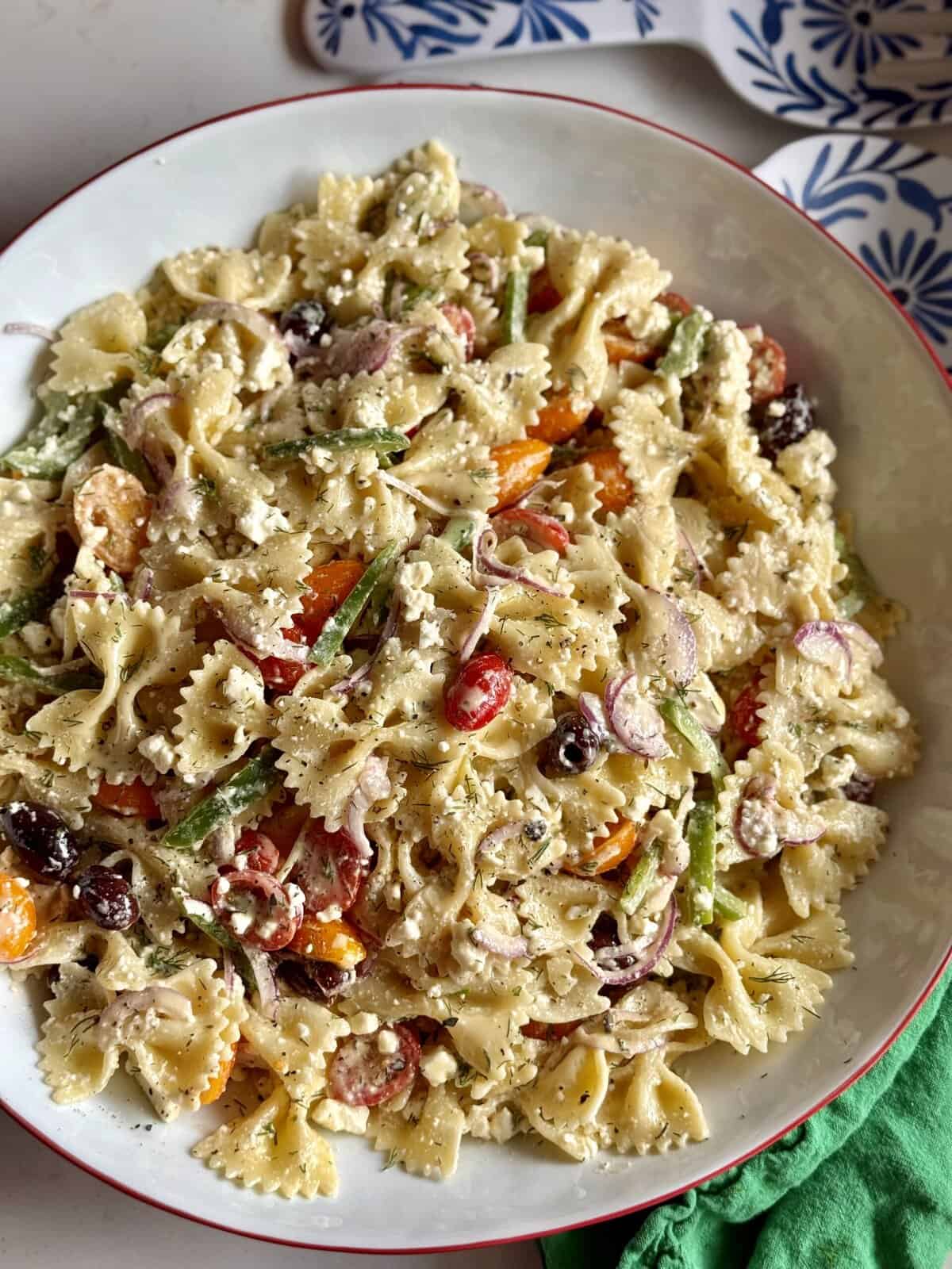 easy greek style pasta salad
