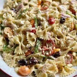 easy greek style pasta salad