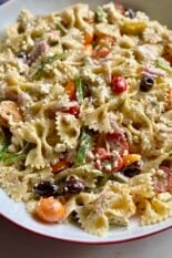 easy greek style pasta salad