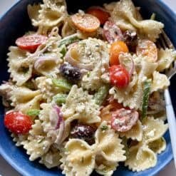 easy greek style pasta salad