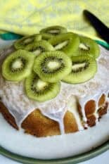 easy kiwi blender cake
