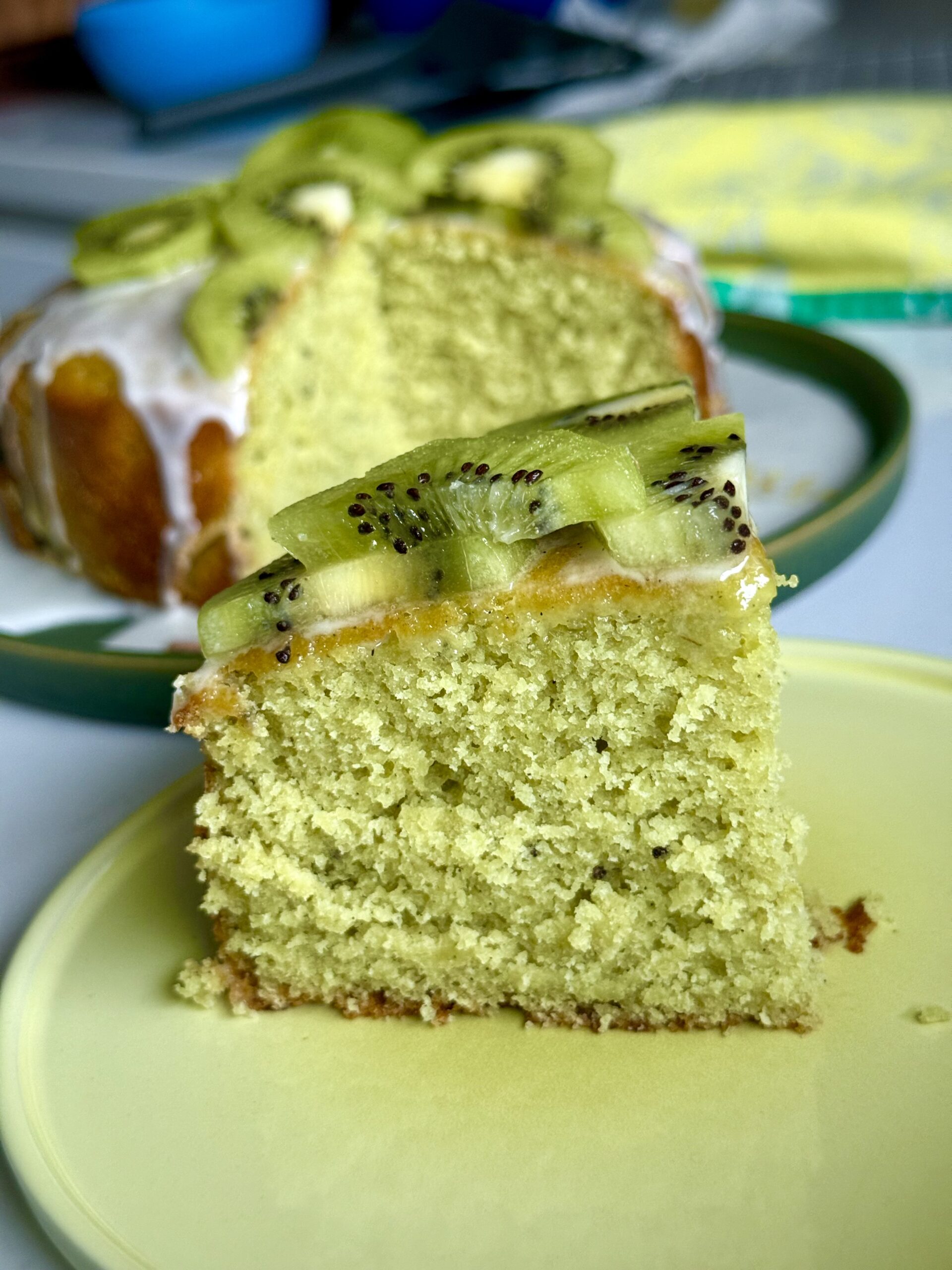 easy kiwi blender cake