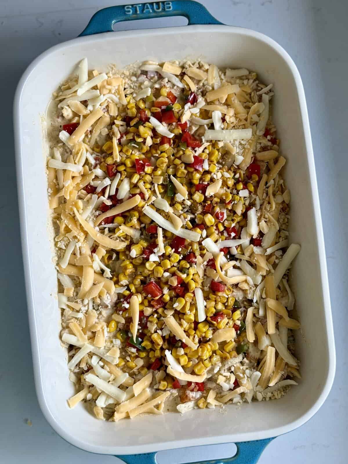 mexican street corn chicken bake