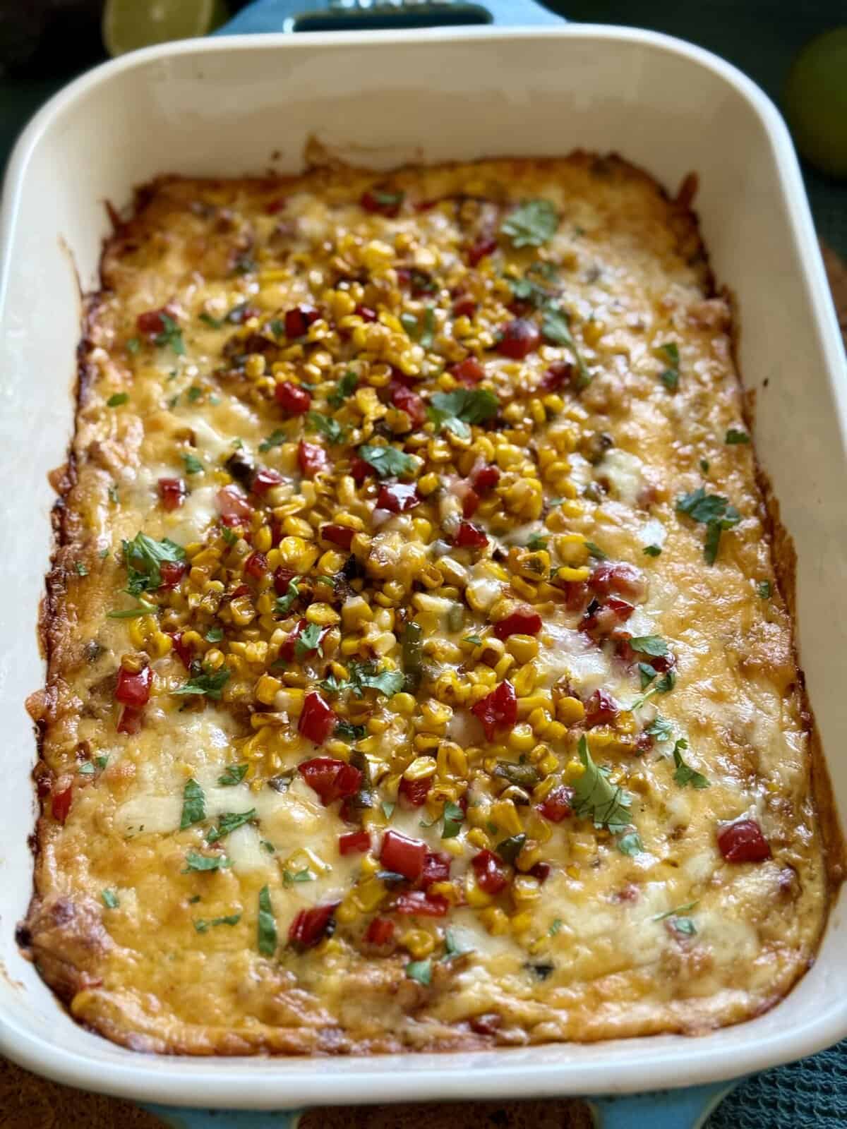 mexican street corn chicken bake