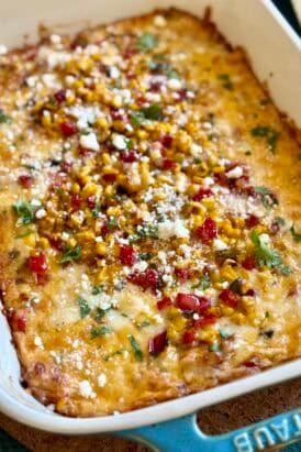 mexican street corn chicken bake