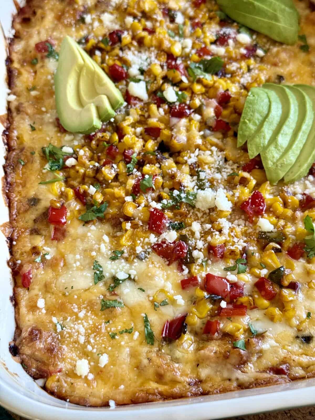mexican street corn chicken bake