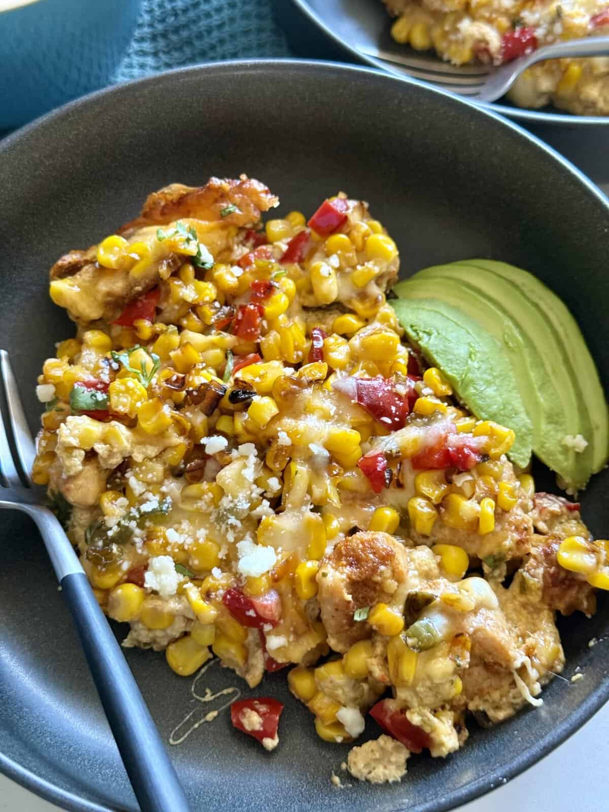 mexican street corn chicken bake