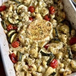 easy boursin baked vegetables