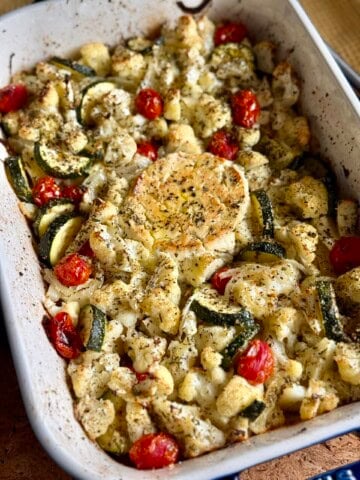 easy boursin baked vegetables