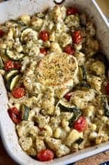 easy boursin baked vegetables