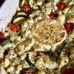 easy boursin baked vegetables