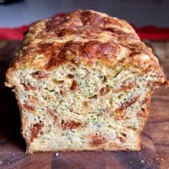 easy sun dried tomato and zucchini bread
