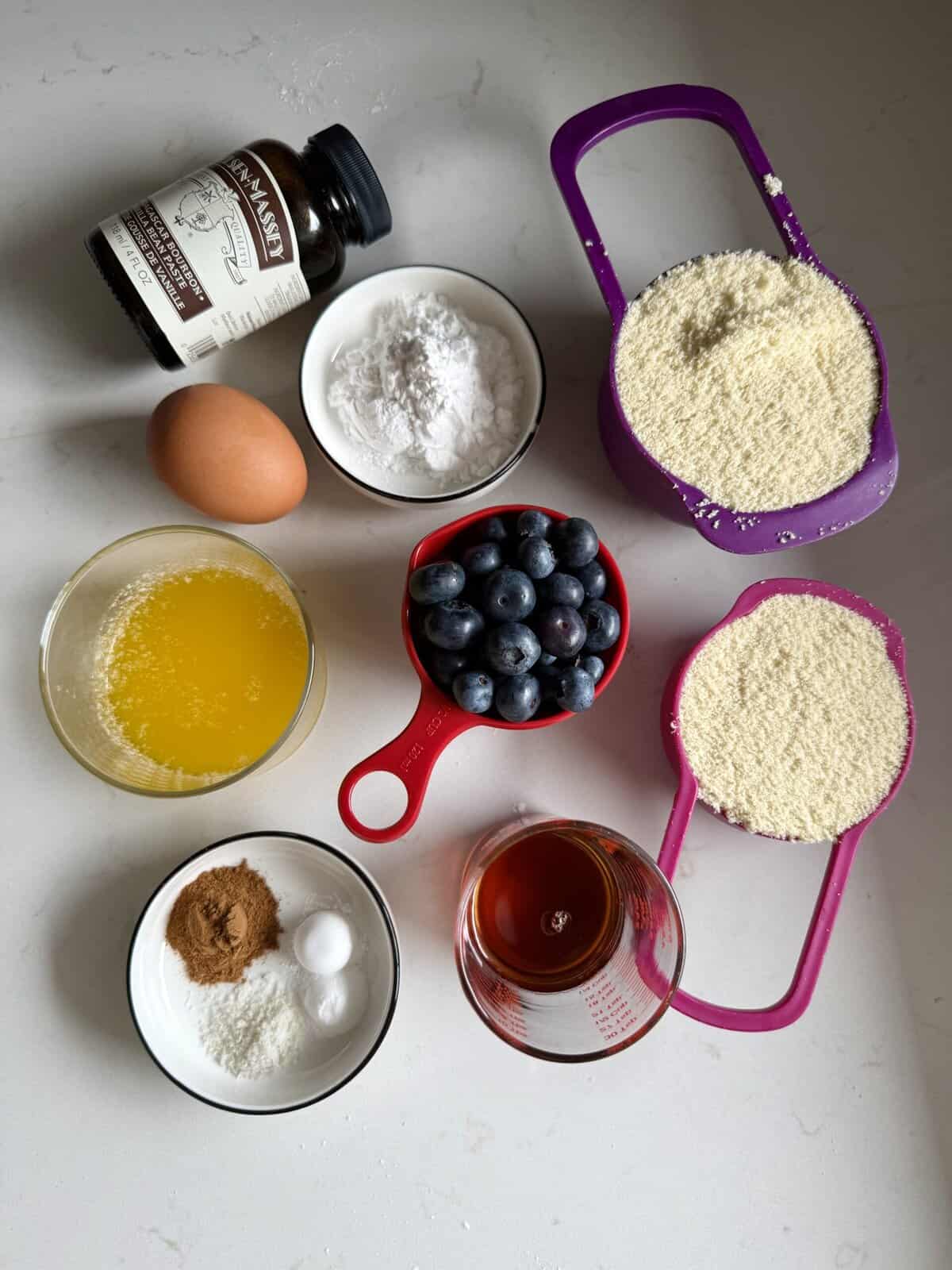 almond flour blueberry cookies
