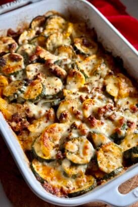 ground beef zucchini bake