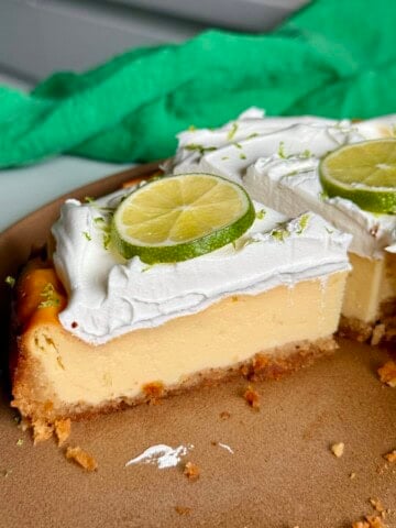 healthy key lime cheesecake