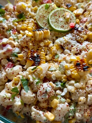 mexican street corn pasta salad