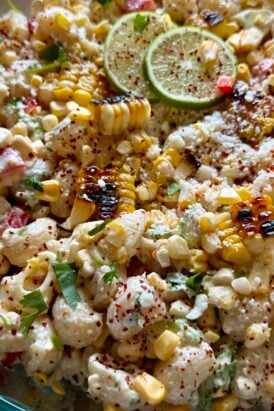 mexican street corn pasta salad
